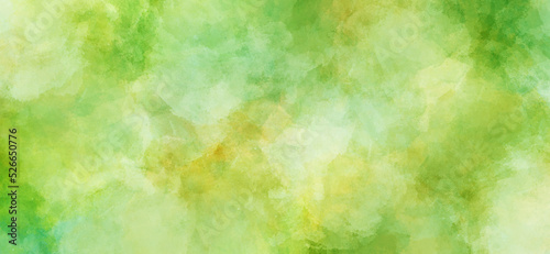 Green abstract watercolor texture background. 