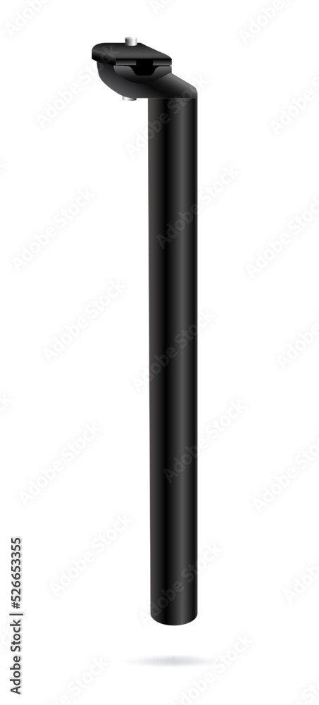 Vector illustration, bicycle seatpost Vector illustration, bicycle seatpost