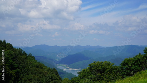 landscape with clouds