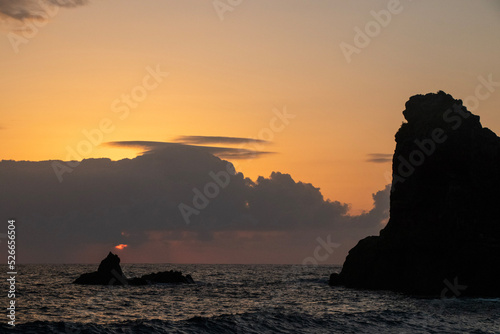 World Natural Heritage Site in Japan. A view of the sea of Amami Oshima Island