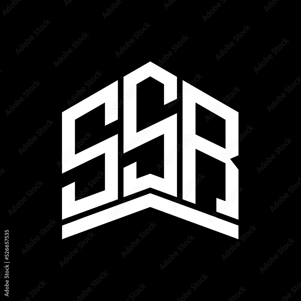 SSR letter logo design.SSR creative initials monogram vector letter ...