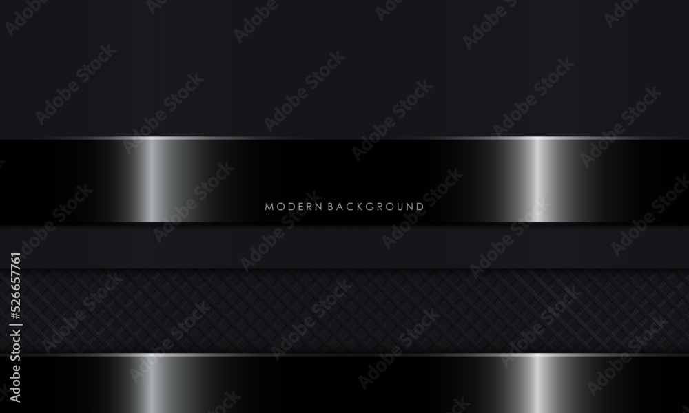 Illustration vector graphic of abstract background luxury black and silver overlap layers modern Illustration vector graphic of abstract background luxury black and silver overlap layers modern