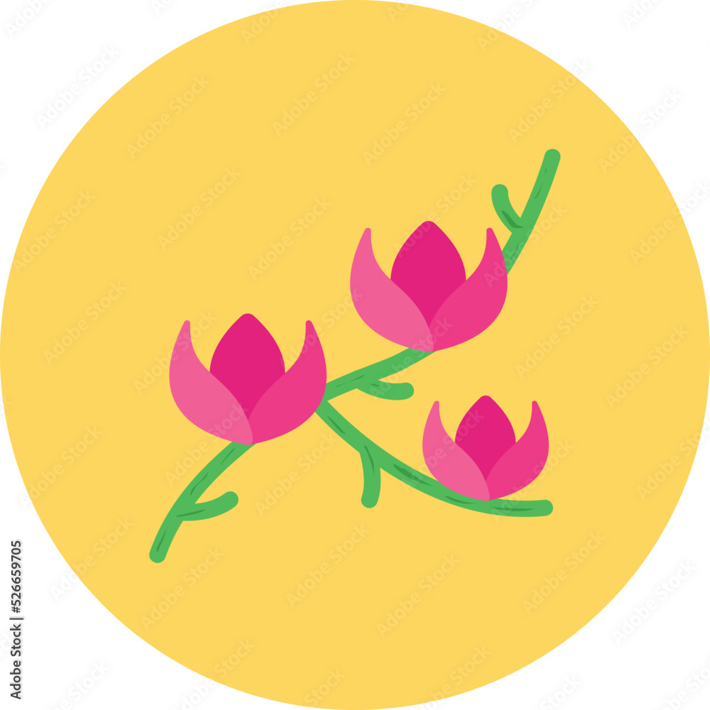 Hibiscus Vector Icon Hibiscus Vector Icon
