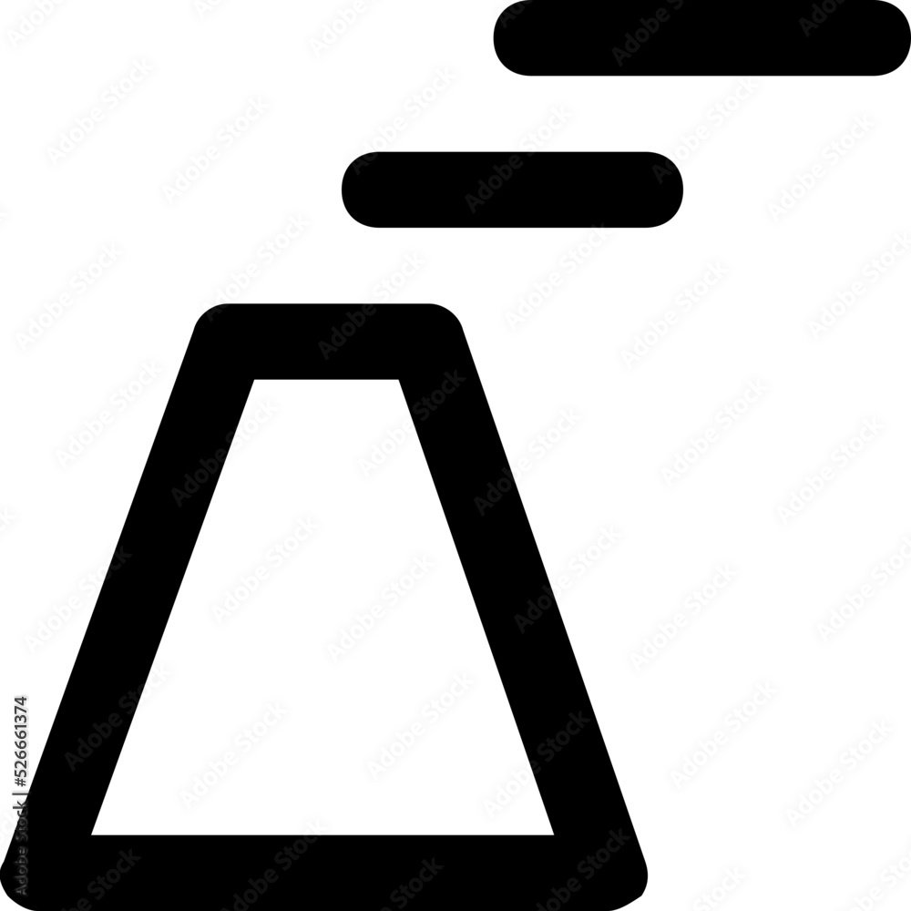Fototapeta premium Volcano Vector Icon