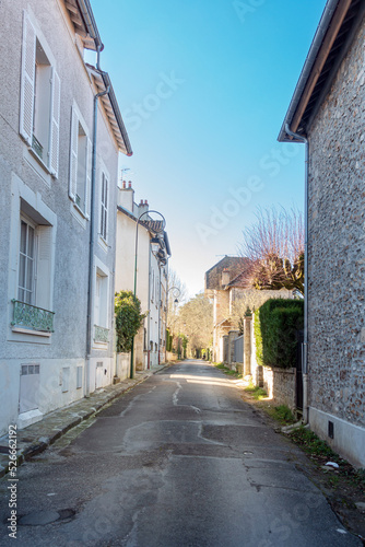 Street view of Barbizon, France.