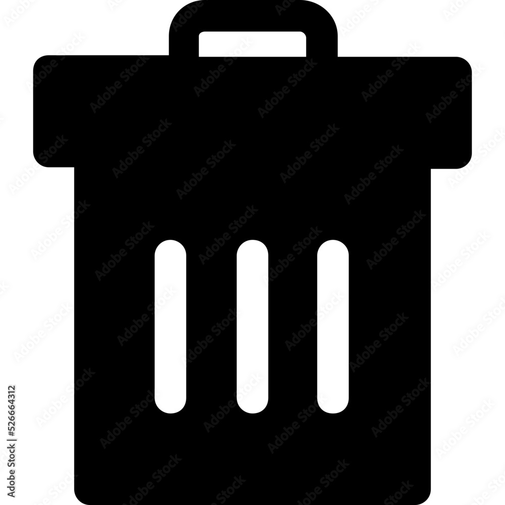 Dustbin Vector Icon Dustbin Vector Icon