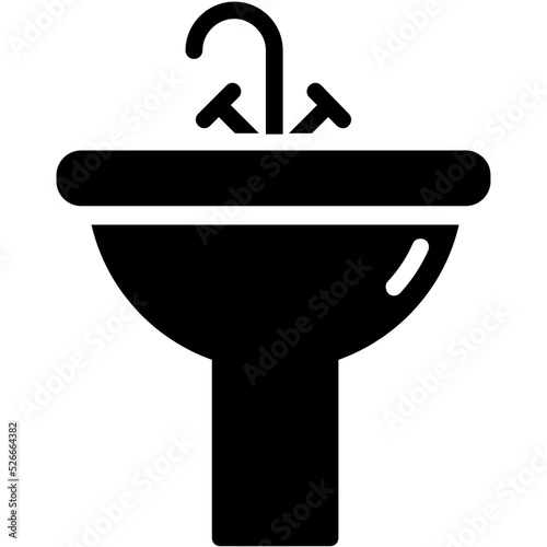 Wash Basin Vector Icon