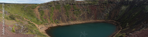 Kerid - volcanic crater in Iceland © PX Media