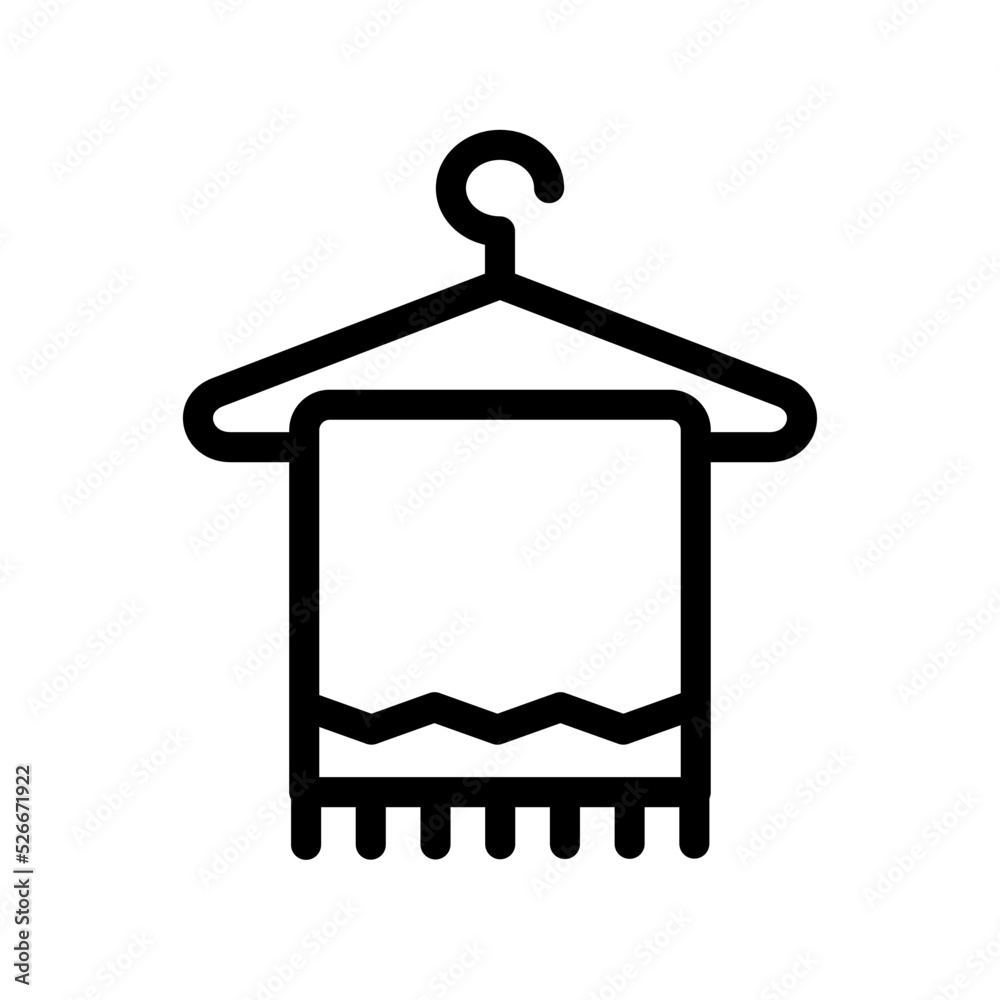 Towel icon template Towel icon template