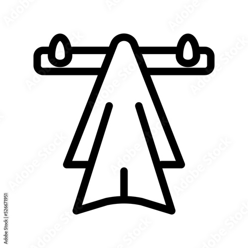 Towel icon template