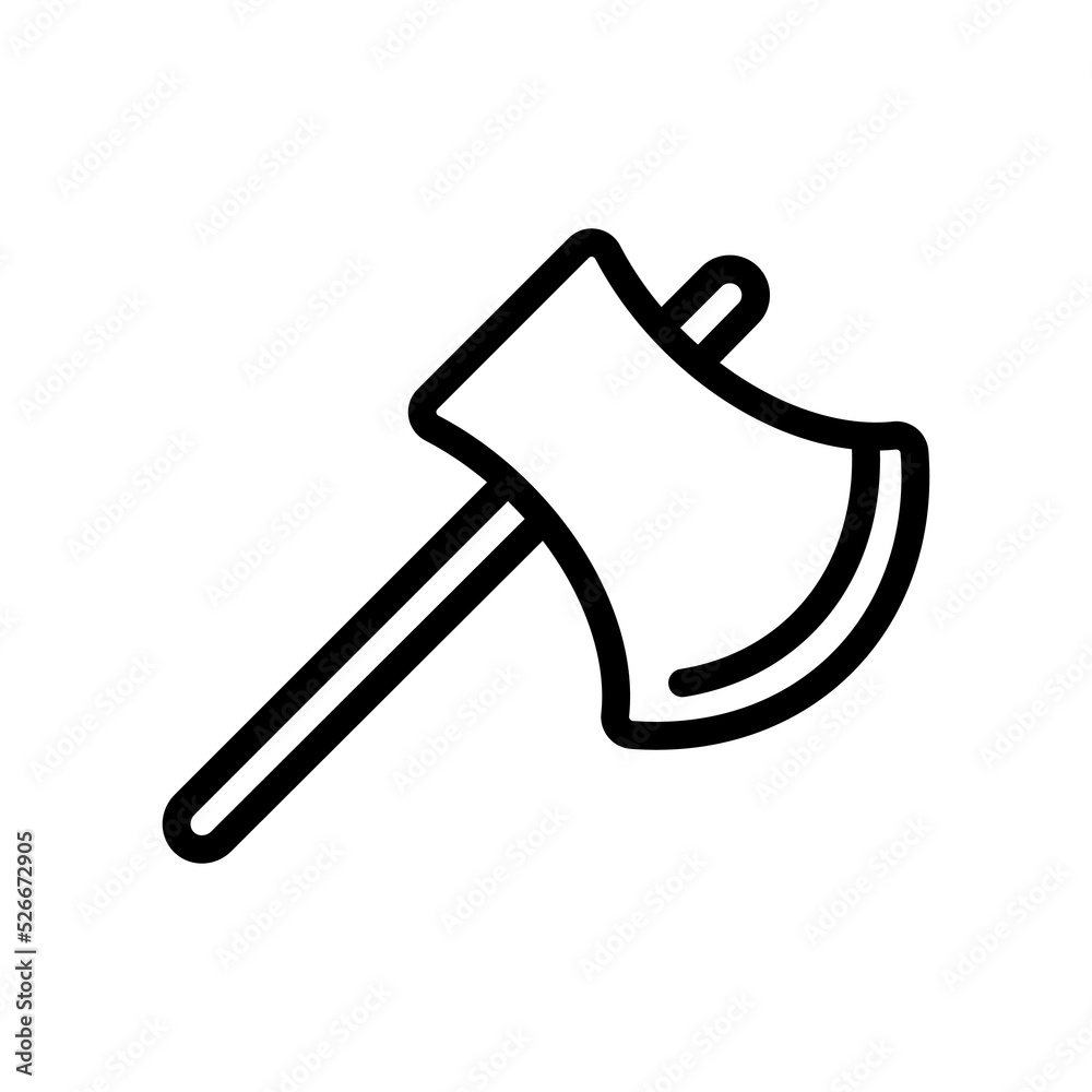 axe icon design. simple halloween theme illustration axe icon design. simple halloween theme illustration