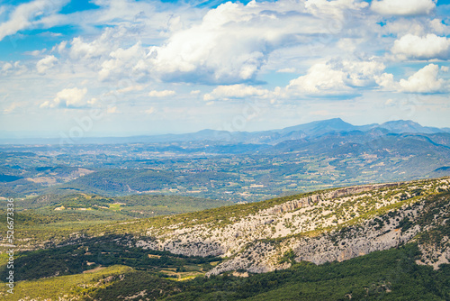 paysage de montagne autour du mont Ventoux