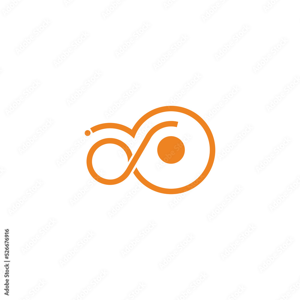 letter s loop circles geometric linked logo vector letter s loop circles geometric linked logo vector
