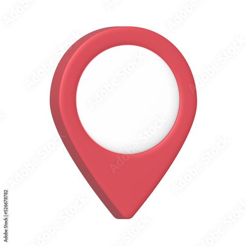 Realistic 3D Location Map pin illustration. Gps pointer markers for route destination