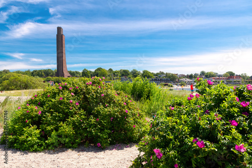 Fototapeta Naklejka Na Ścianę i Meble -  Baltic Sea resort Laboe with naval memorial, Schleswig-Holstein, Germany