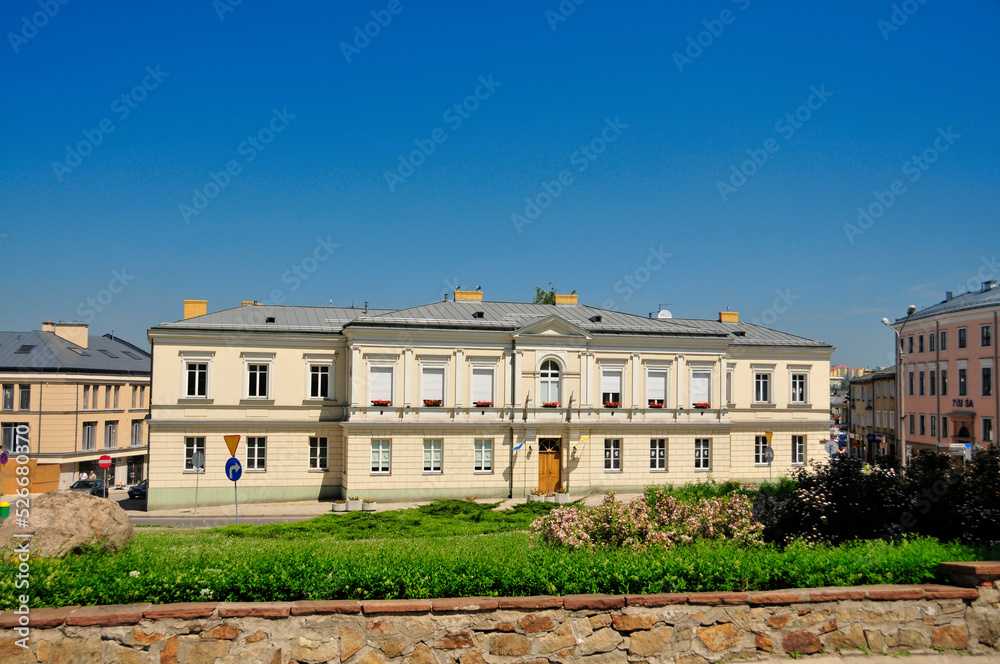 Palace of the Krakow Bishops in Kielce, swietokrzyskie Voivodeship, Poland.