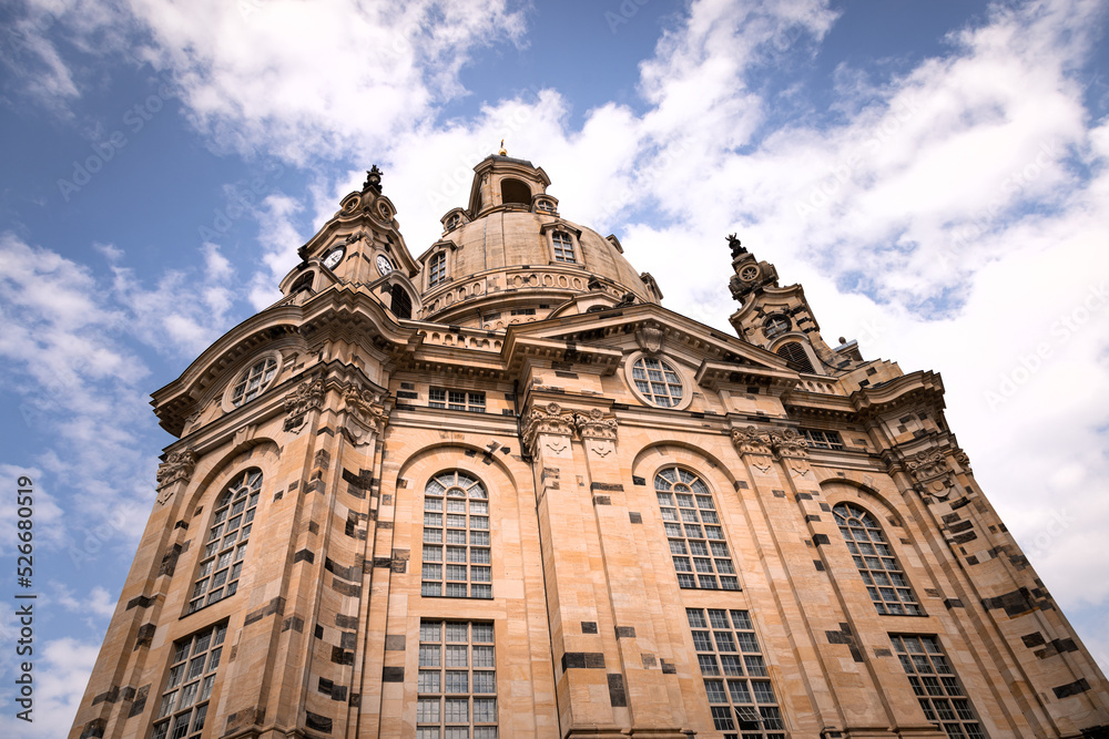 Facade of the Church of our Lady, Dresden, Germany