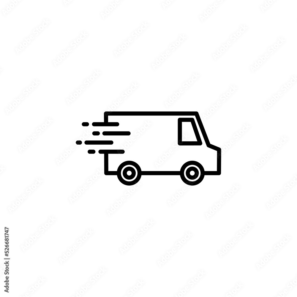 Delivery truck icon vector for web and mobile app. Delivery truck sign and symbol. Shipping fast delivery icon Delivery truck icon vector for web and mobile app. Delivery truck sign and symbol. Shipping fast delivery icon