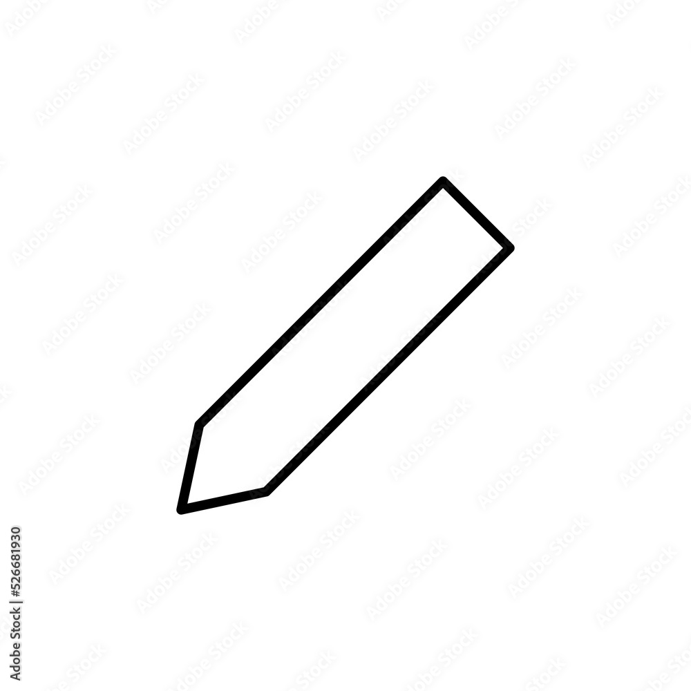 Pencil icon for web and mobile app. pen sign and symbol. edit icon vector