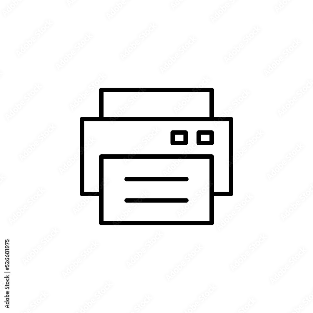 Print icon for web and mobile app. printer sign and symbol Print icon for web and mobile app. printer sign and symbol