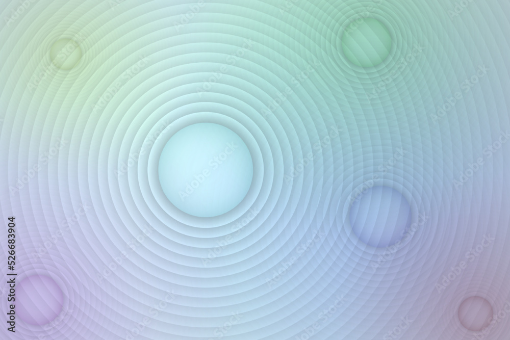 abstract multi radial circle wave background