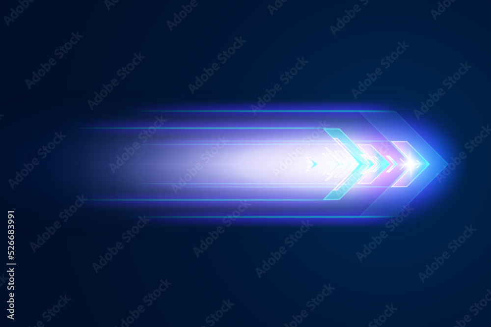 Abstract speed movement of arrows Abstract speed movement of arrows
