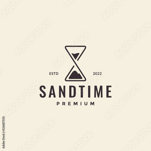 infinity sand time logo design