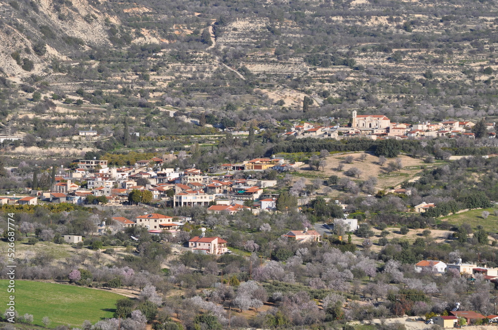 The beautiful village of Limnati in the province of Limassol, in Cyprus
