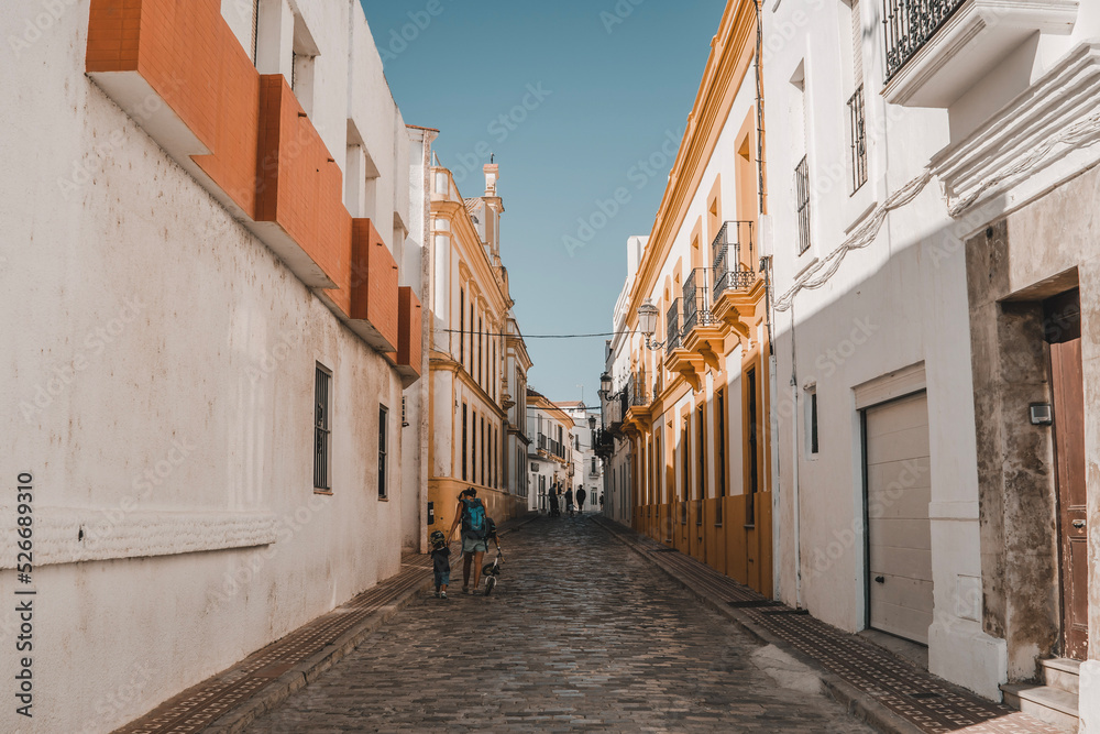Street in Tarifa, Spain 