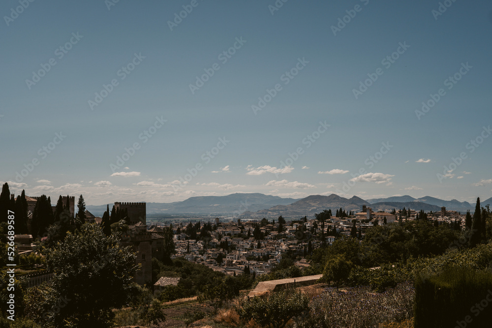 View over Granada, Spain 