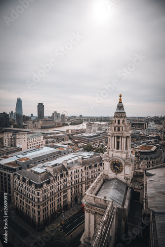 View from St. Pauls Cathedral in London