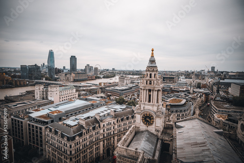 View from St. Pauls Cathedral in London