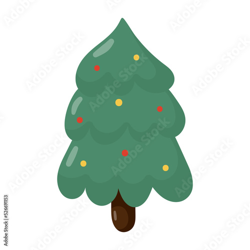 Christmas tree icon.