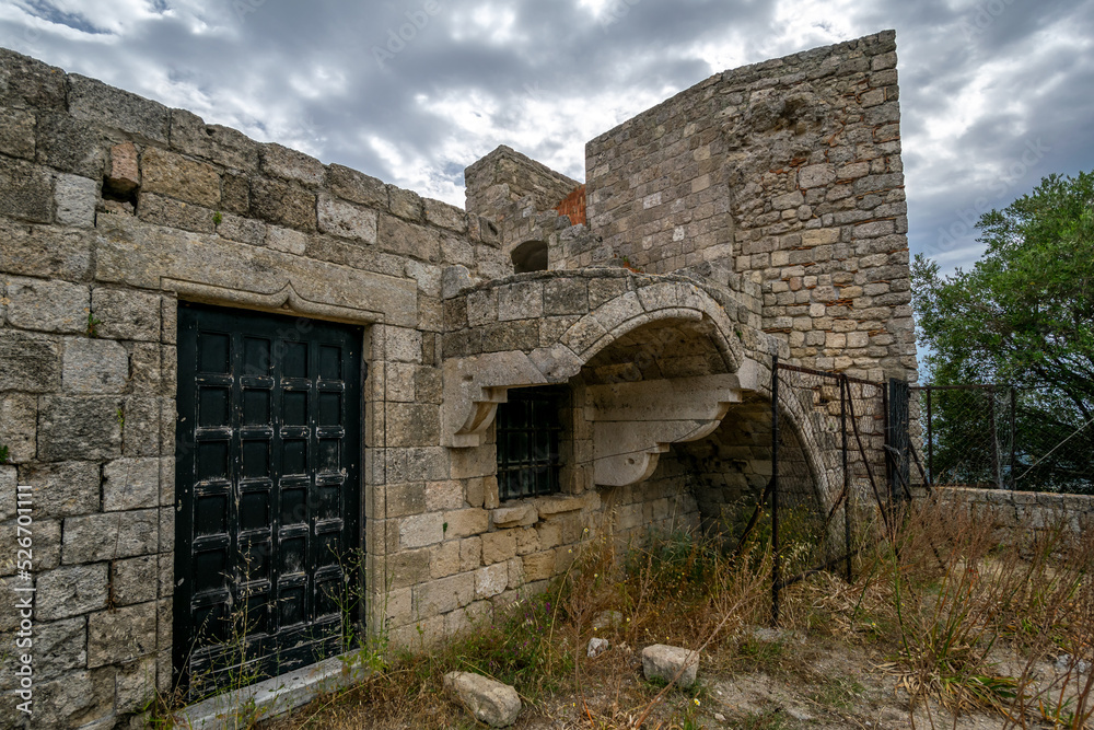 ruins of a byzanthine castle
