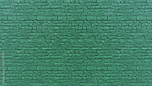 brick stone green background with numbers