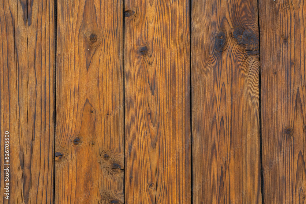 Naklejka premium old yellow-brown wooden texture, wooden background close-up