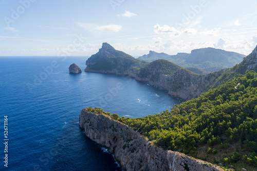 View from Mirador es Colomer in Mallorca, Spain.
