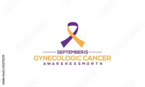 Gynecologic Cancer Awareness Month Vector Illustration  vector illustration