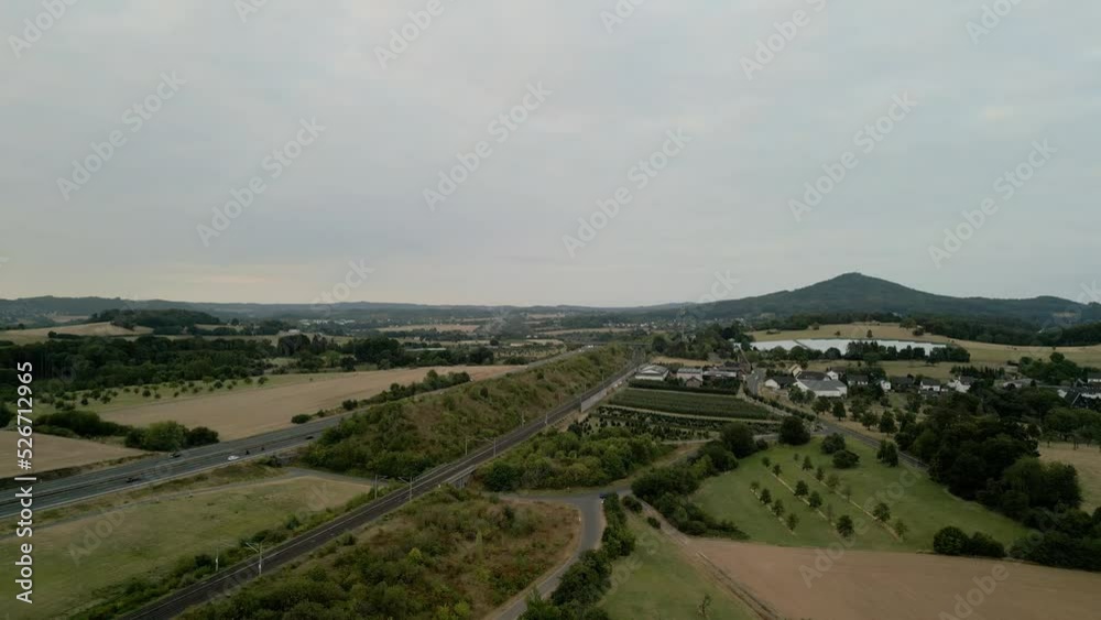 View of railway and highway View of railway and highway