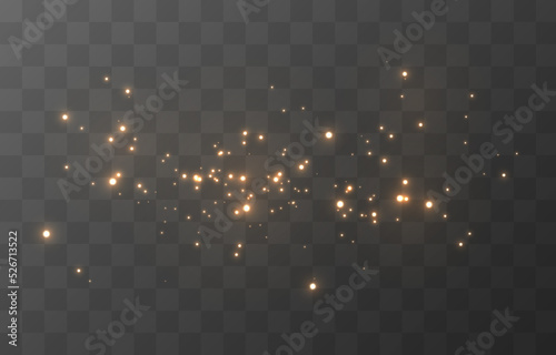 Vector magic glow. Sparkling light, sparkle dust png. Sparkling magical dust. Christmas light.