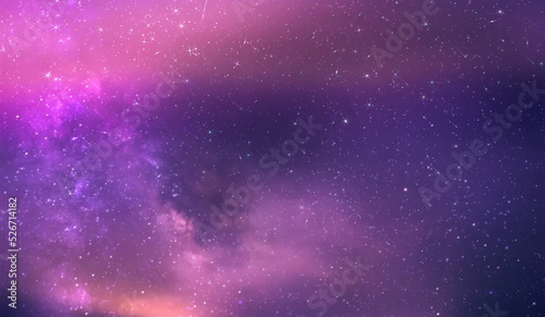  purple blue starry sky nebula comet meteor stars fall shower lilac pink   reflection on sea with planet flares universe  nebula telescope