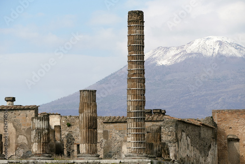 View of Pompeii ruins