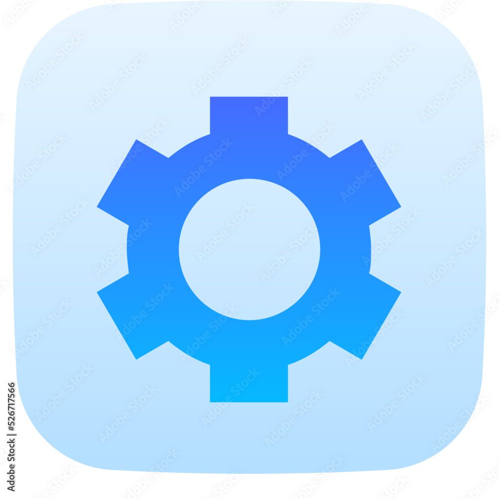 setting flat gradient icon setting flat gradient icon