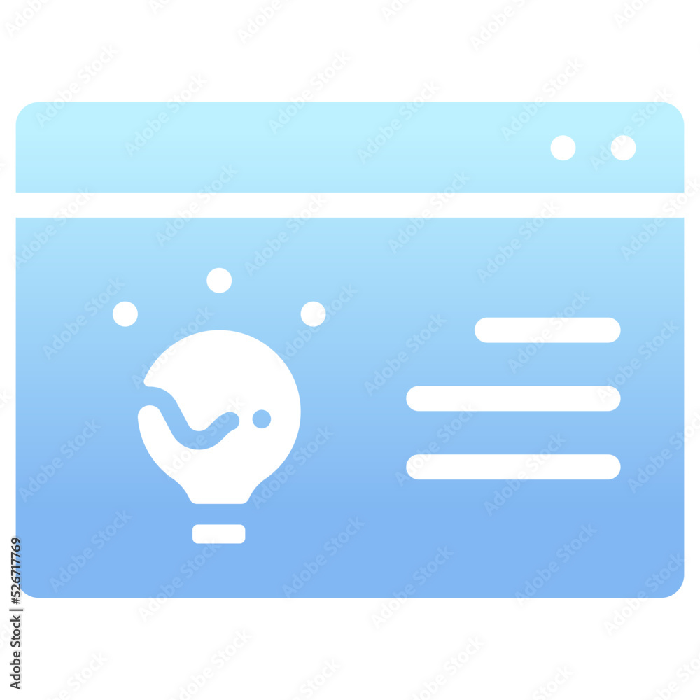 Naklejka premium knowledge website icon