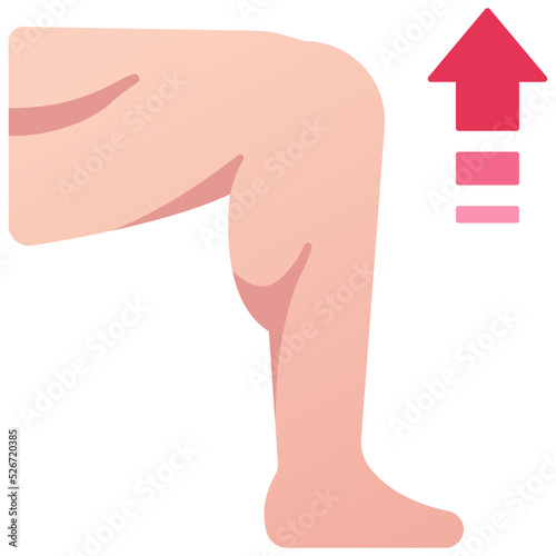 leg muscle increase icon