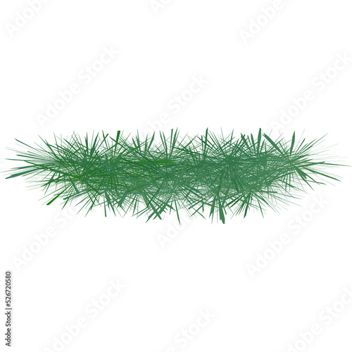 Fototapeta Naklejka Na Ścianę i Meble -  Green grass, shrub, greenery shape, grassy
