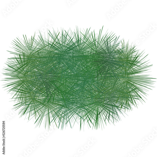 Green grass, shrub, greenery shape, grassy