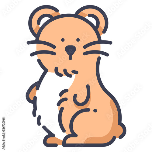 line color hamster
