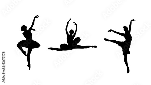 ballet dancer silhouettes
