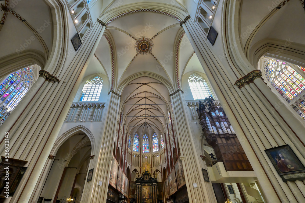 Saint Salvator Cathedral, Interior, Bruges, Belgium